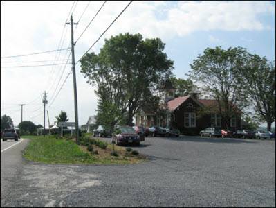 Our new larger parking lot