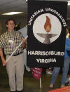 Unitarian Universalist Fellowship of Harrisonburg VA in the UUA General Assembly Banner Parade - 2004.