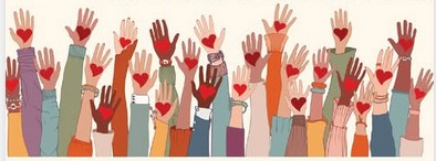 Hands with heart image.
